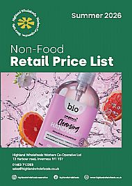 non-food pricelist summer 2026