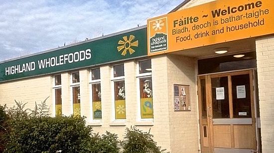 highland wholefoods inverness exterior